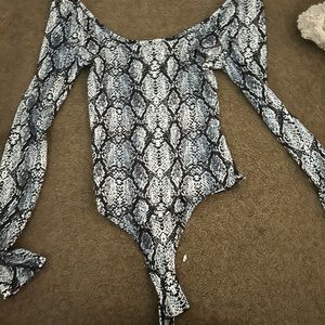 Adorable Snakeskin Body suit